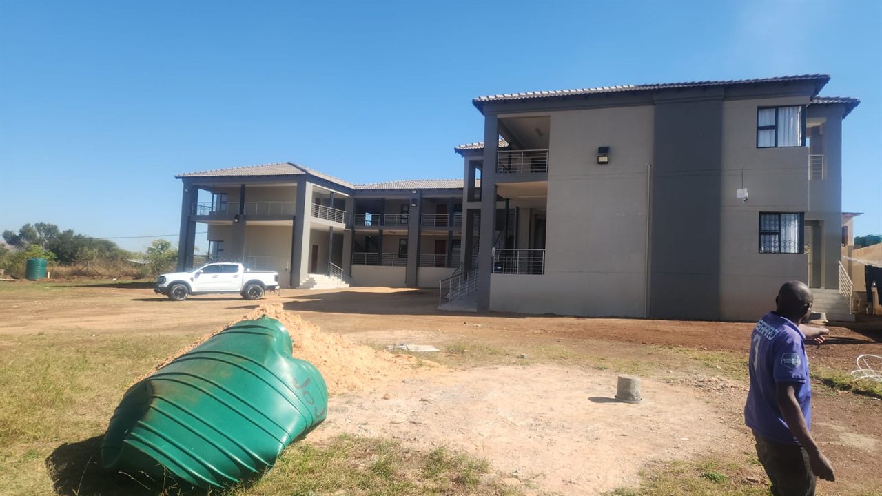 Completed residential complex build