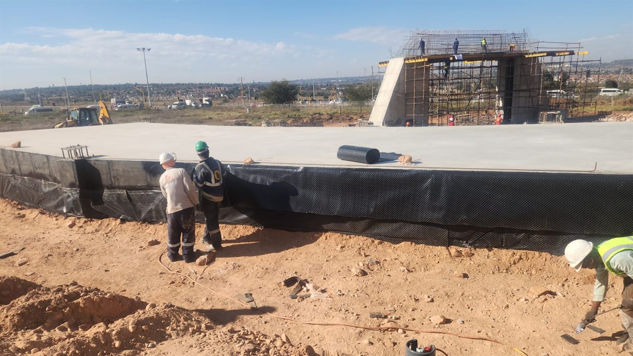 Deck and slab waterproofing membrane